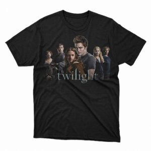 Vintage Twilight Saga Cast 2008 Movie T-Shirt, Edward Cullen Bella Vampire The T-Shirt