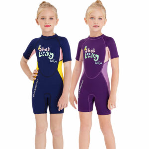 2,5 mm Neopren Kurzarm Kinder Neoprenanzug UPF50 + Schwimmen Tauchen Kleinkind Kind Youth Nassanzüge für 2-12 Jahre