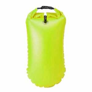 Aufblasbare Freiwasser-Schwimmboje Air Dry Bag Gerät Boje Tow Float Schwimmen (fluoreszierende Farbe)