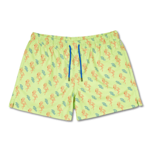 Grüne Flamingo Badeshorts | Happy Socks