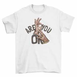 Herren T-Shirt -Are you Ok in weiss XXL (54)