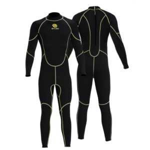 Männer 3mm zurück Reißverschluss Ganzkörper Neoprenanzug Schwimmen Surfen Tauchen Schnorcheln Anzug Overall