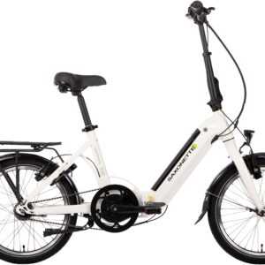 SAXONETTE E-Bike Compact Premium Plus, 7 Gang, Mittelmotor 250 W, (mit Akku-Ladegerät)