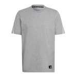 adidas 3 Stripes Future Icons T-Shirt Grau Weiss