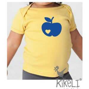 Apfel Bügelbild Aufbügler Applikation Sticker Textilaufkleber Tiermotiv Flockfolie Diy Kinder T-Shirt Individualisierbar Farbe/ Gröss