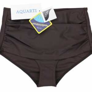 Aquarti Bikini-Hose "Aquarti Damen Bikinihose mit Hoher Taille und Raffung"