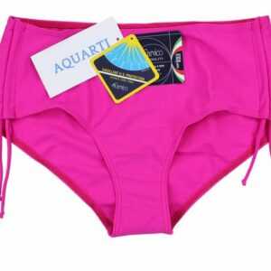 Aquarti Bikini-Hose "Aquarti Damen Bikinihose mit Raffung und Schnüren"