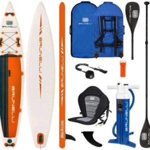 BRUNELLI 12.6 Premium SUP Touring iSUP Double Layer Board Surfboard 380cm