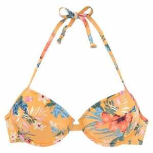 Bench. Push-Up-Bikini-Top "Maui", mit floralem Design