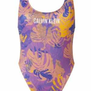Calvin Klein Swimwear Badeanzug "Wildleaf", mit abstraktem Druck