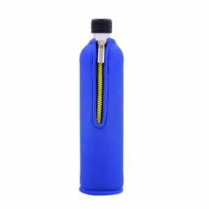 Dora's Trinkflasche "Glasflasche mit Neoprenbezug blau 500 ml", 500 ml