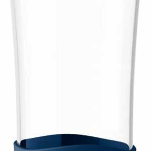 Emsa Trinkflasche Drink2Go, Fassungsvermögen: 0,7 Liter, Glas, Schraubverschluss, 100% dicht, spülmaschinenfest, sicherer und unbedenklicher Trinkgenuss, 2-Wege-Öffnung, Griff mit Soft-Touch, rein und geschmacksneutral