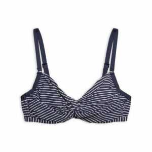 Esprit Bügel-Bikini-Top "Recycelt: Bügel-Top mit Streifen"