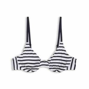 Esprit Bügel-Bikini-Top "Recycelt: Bügel-Top mit Streifen"