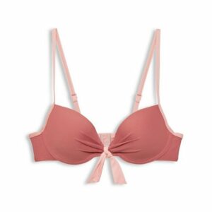 Esprit Bügel-Bikini-Top "Recycelt: wattiertes Bügel-Top mit Knoten"