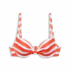 Esprit Bügel-Bikini-Top "Wattiertes Bikini-Top mit Streifenmuster"