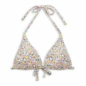 Esprit Bustier-Bikini-Top "Recycelt: Triangel-Top mit Millefleurs-Print"