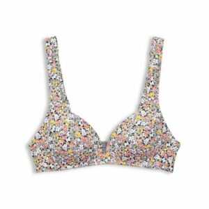 Esprit Triangel-Bikini-Top "Recycelt: Bikini-Top mit Millefleurs-Print"