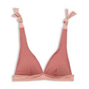 Esprit Triangel-Bikini-Top "Recycelt: wattiertes Top mit Schleifen"