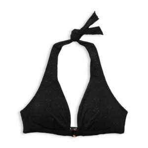 Esprit Triangel-Bikini-Top "Wattiertes Neckholder-Top mit Muster"