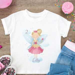 Geburtstagsshirt Personalisiert, T-Shirt Geburtstag Mädchen, Shirt Geburtstagsgeschenk, Birthday T-Shirt Girl, Prinzessin