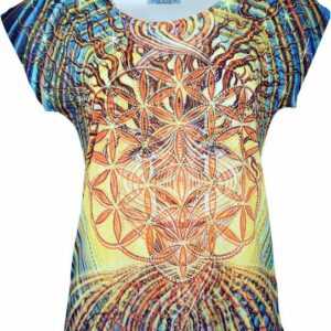Guru-Shop T-Shirt "Psytrance T-Shirt, Yoga T-Shirt, Retro T-Shirt.." Festival, Ethno Style, Psychedelic, alternative Bekleidung