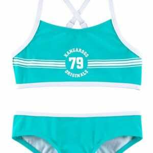 KangaROOS Bustier-Bikini "Sporty" mit sportlichem Frontdruck