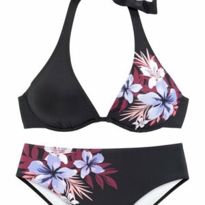 LASCANA Bügel-Bikini mit platziertem Blumenprint