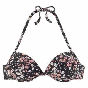 LASCANA Push-Up-Bikini-Top "Blair", mit floralem Design