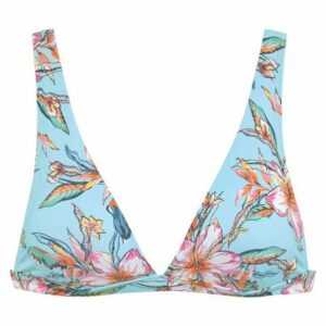 LASCANA Triangel-Bikini-Top "Malia", mit tropischem Print