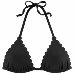 LASCANA Triangel-Bikini-Top "Scallop", mit gelaserter Wellenkannte