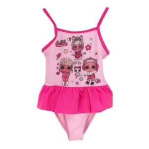LOL Surprise Badeanzug "Disco Girls Mädchen Schwimmanzug", Gr. 98 bis 116, Pink oder Rosa