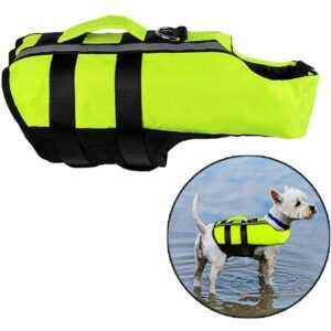 Minkurow - Pet Hundeschwimmweste Hunde Schwimmwest Badeanzug Safe Life Jacket-L
