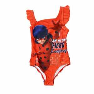 Miraculous - Ladybug Badeanzug "Kinder Schwimmanzug Mädchen Bademode", Gr. 104 bis 128, Blau oder Rot