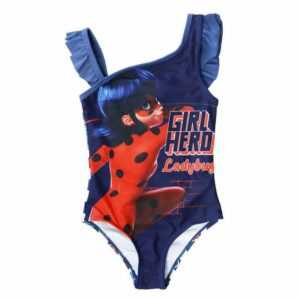 Miraculous - Ladybug Badeanzug "Kinder Schwimmanzug Mädchen Bademode", Gr. 104 bis 128, Blau oder Rot