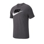 Nike Tee T-Shirt Grau Weiss F063