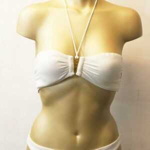Rosa Faia Badeanzug "Bikini Set Coralie 70B / 36 Weiß Gold"