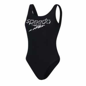 Speedo Badeanzug "Speedo Logo Deep U-Back Badeanzug für Damen"