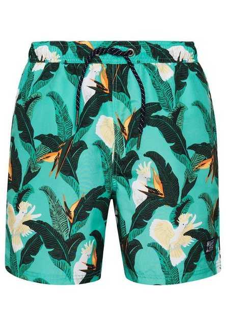 Superdry Badeshorts "Herren Badeshorts - Vintage Hawaiian Swimshort,"