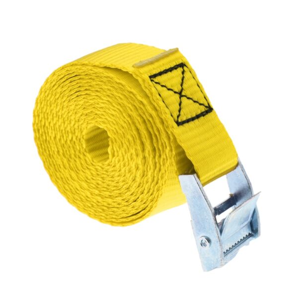 Tie Down Strap with Stainless Steel Buckle for Roof Racks, Surfboard, Kayak, Canoe, Car Cargo Lashing - Various Colors
