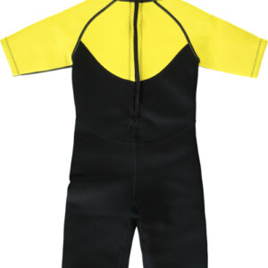 Tijuana Schwimmanzug, Neopren, Rückenreißverschluss, für Kinder, BLACK/ LIME, 8