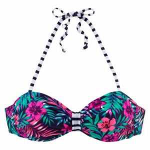 Venice Beach Bandeau-Bikini-Top "Summer", mit kontrastfarbener Schlaufe
