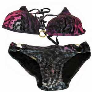 YESET Push-Up-Bikini "Bikini Badeanzug Bademode Swimsuit Beachwear Leopard Muster UT1258"