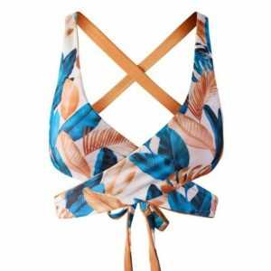 Zealous Balconette-Bikini "Riptide Wrap Surf" mit tropischem Print
