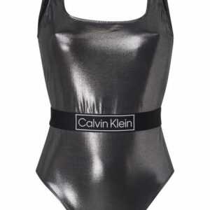 Calvin Klein Swimwear Badeanzug, in modischer Glanz-Optik