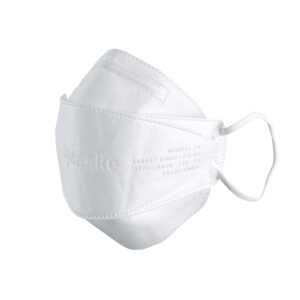 D-Maske DIE LUFTKAISERIN FFP2 NR Atemschutzmaske, Modell LK, Filtrierende Halbmaske ohne Ventil, die angenehme Maske aus Deutschland, 1 Packung = 5 Stück, hygienisch verpackt, weiß