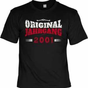 Goodman Design T-Shirt "21 Geburtstag Jahrgang 2001"