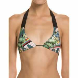 Guess Bügel-BH "GUESS Beach-Bandeau-Bikini süßes Damen Triangle-BH mit floralen Muster-Details Unterwäsche Bunt"