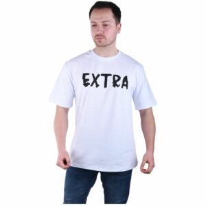 Herren T-Shirt Basic Long Tee Designer Shirt Tee Sommer Oversize TS-5003 2XL Weiß