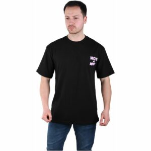 Herren T-Shirt Basic Long Tee Designer Shirt Tee Sommer Oversize TS-5004 S Schwarz